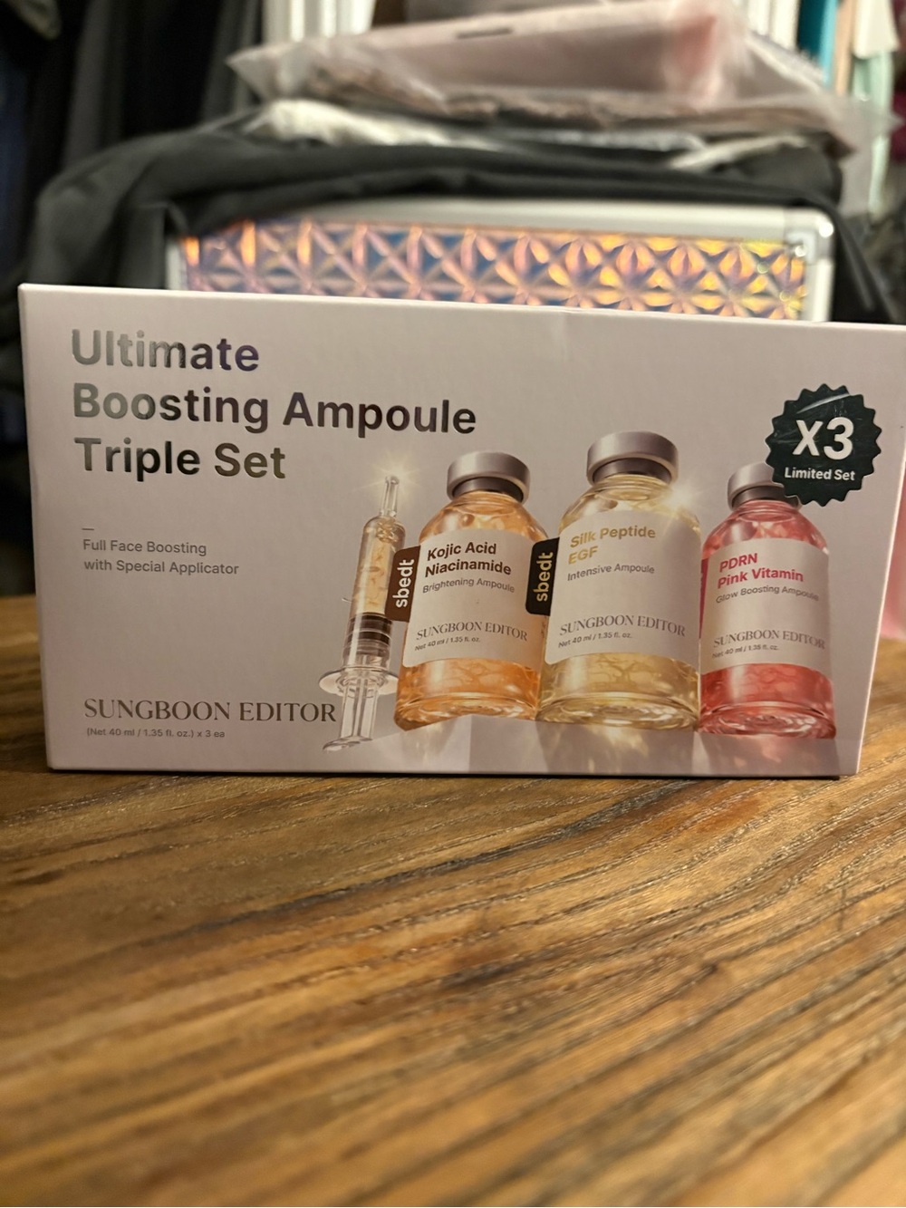 Sungboon Editor Ultimate Boosting Ampoule LimitedTriple Set
